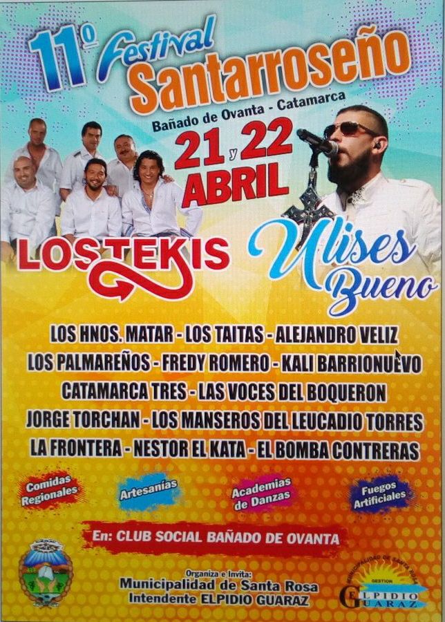 CATAMARCA: 11° FESTIVAL SANTARROSEÑO