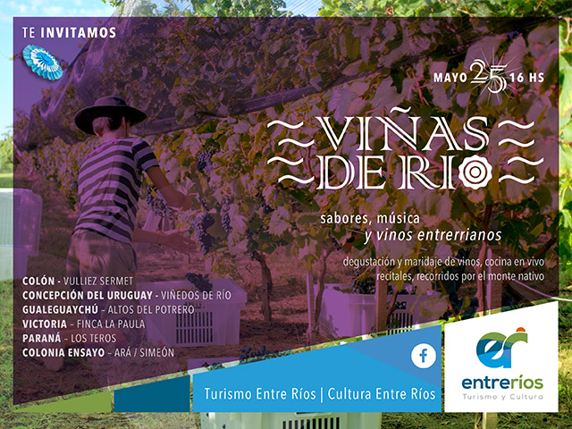 FIESTA VIÑA DE RÍO, SABORES, MÚSICA Y VINOS ENTRERRIANOS
