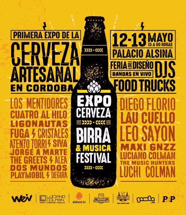 FIESTA EXPO CERVEZA ARTESANAL EN CÓRDOBA