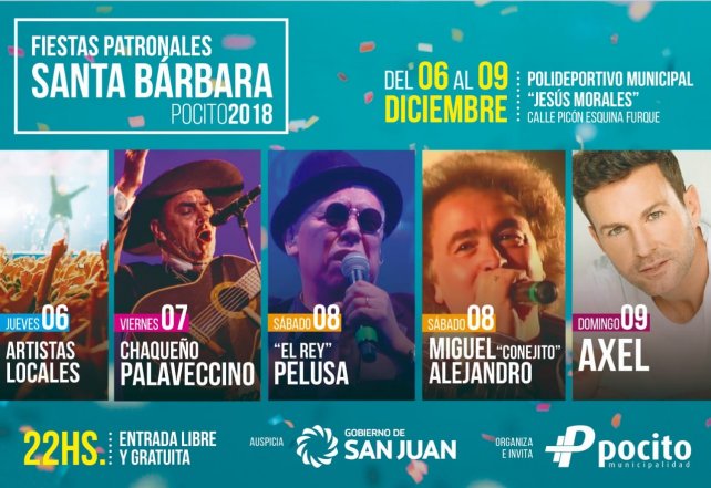 FIESTAS PATRONALES DE SANTA BÁRBARA EN POCITO SAN JUAN