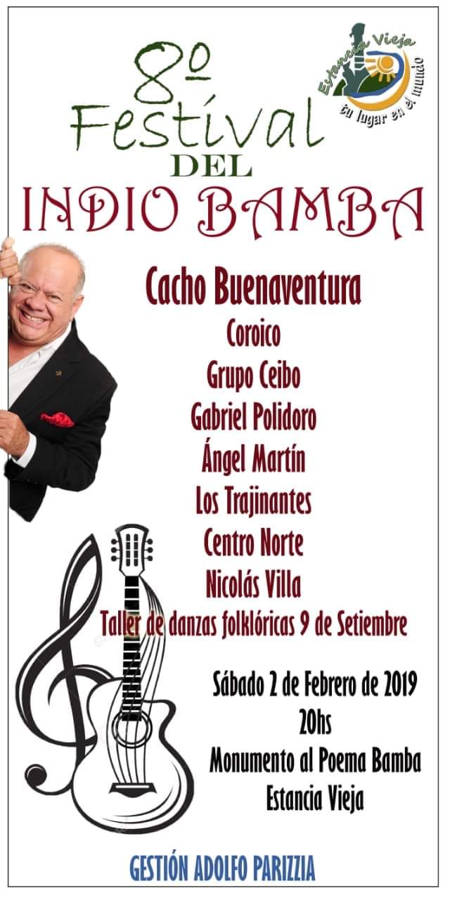 8° FESTIVAL DEL INDIO BAMBA EN ESTANCIA VIEJA CÓRDOBA