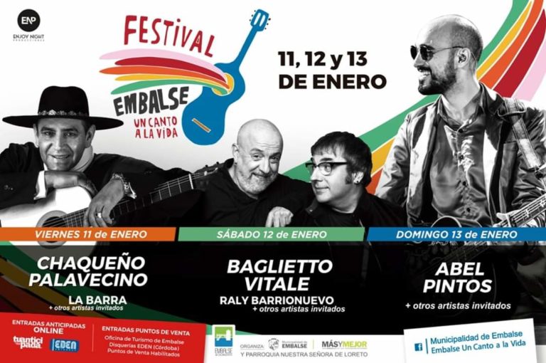 FESTIVAL UN CANTO A LA VIDA EN EMBALSE CÓRDOBA