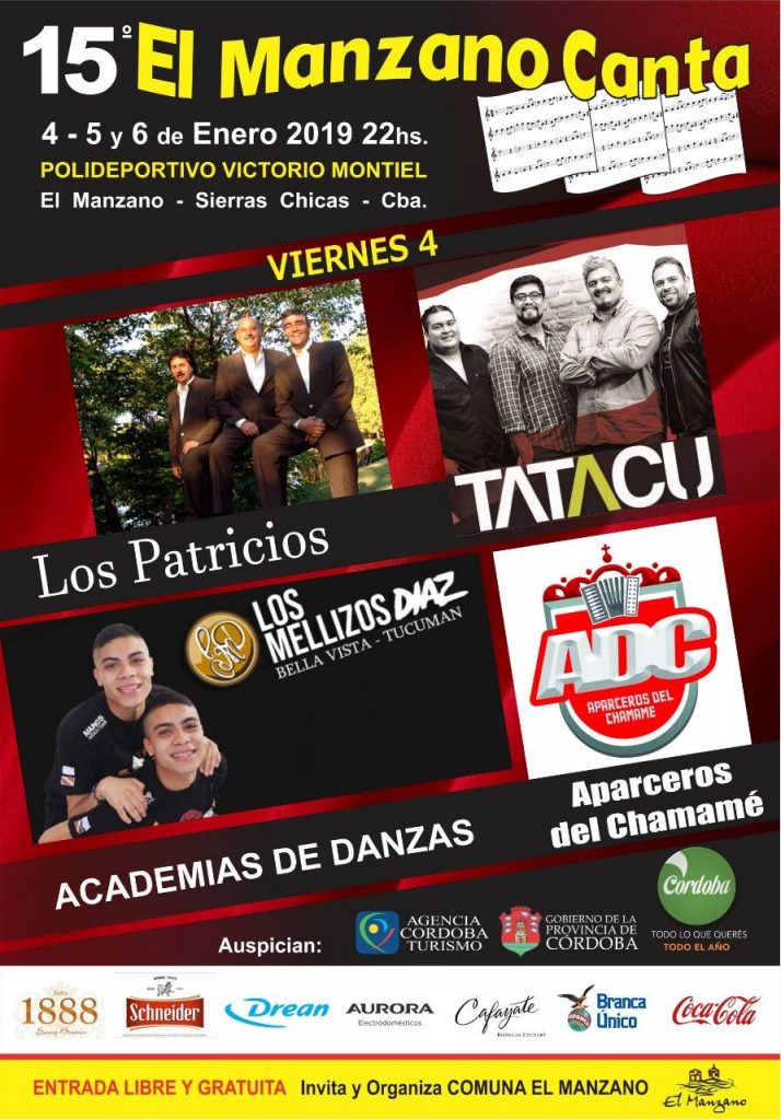 15° EL MANZANO CANTA – CÓRDOBA