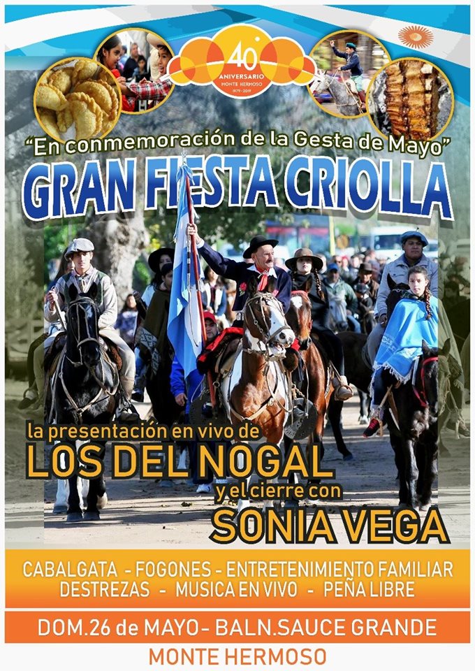 29° EDICIÓN DE LA GRAN FIESTA CRIOLLA EN MONTE HERMOSO