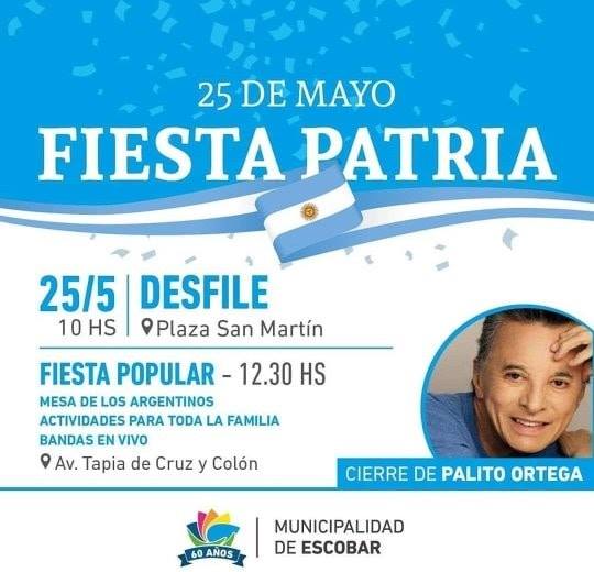 FIESTA PATRIA DEL 25 DE MAYO EN ESCOBAR