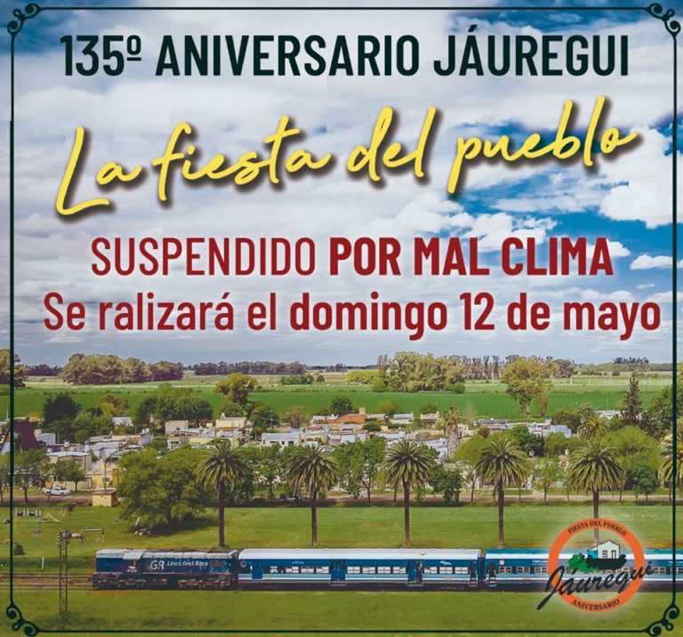 135° ANIVERSARIO DE JÁUREGUI
