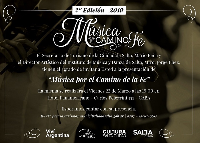2do. FESTIVAL MÚSICA POR LOS CAMINOS DE LA FE EN SALTA