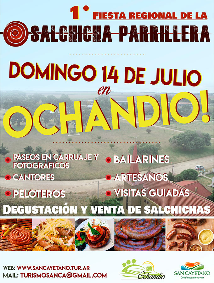 1° FIESTA DE LA SALCHICHA PARRILLERA EN OCHANDIO