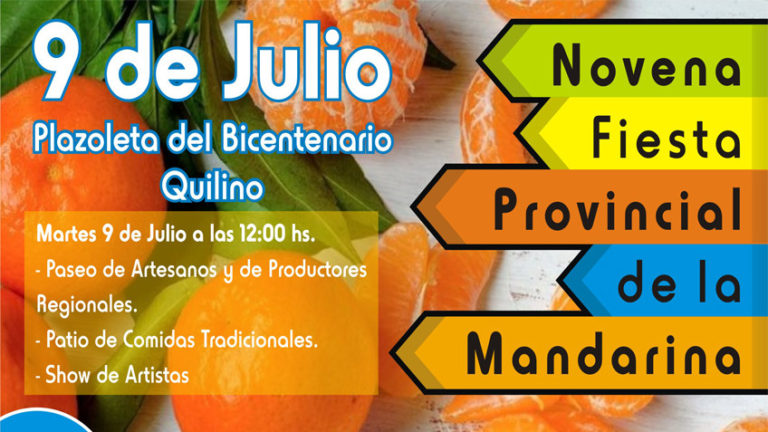 9° FIESTA DE LA MANDARINA EN QUILINO