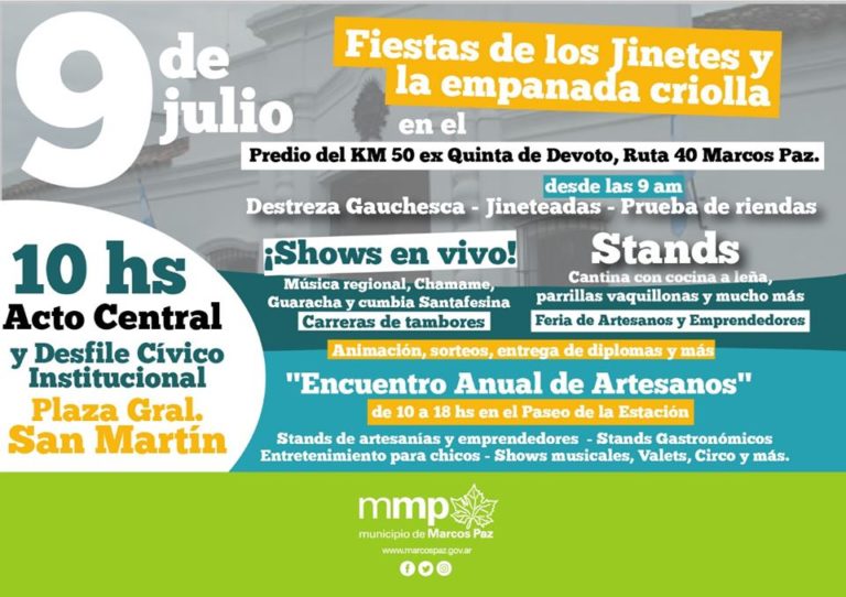 9° FIESTA DE LOS  JINETES Y EMPANADA CRIOLLA EN MARCOS PAZ BUENOS AIRES