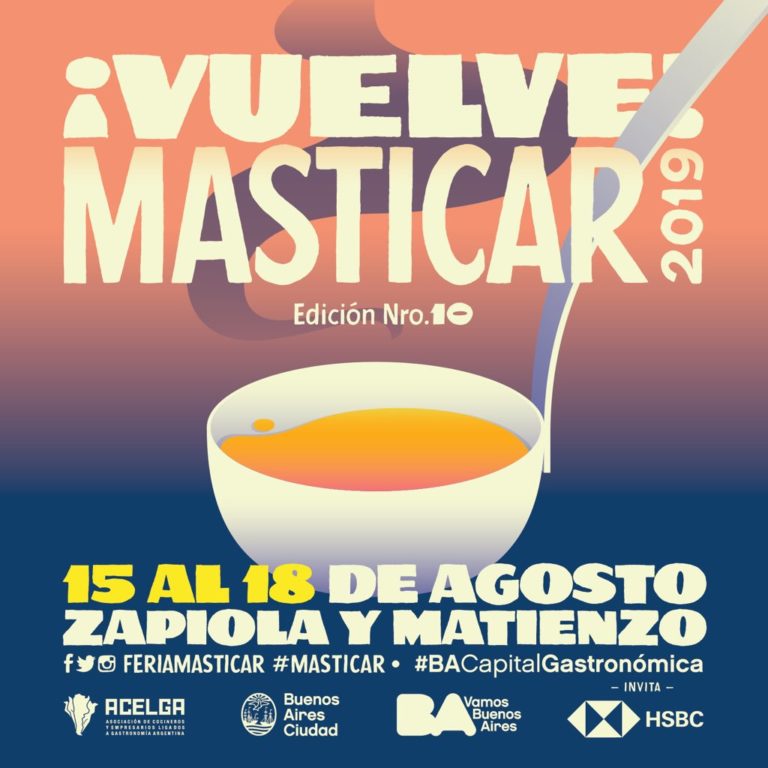 LA FIESTA «MASTICAR 2019» SE VIVIRÁ EN BUENOS AIRES