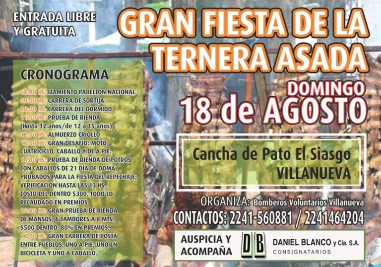 GRAN FIESTA DE LA TERNERA ASADA VILLANUEVA BUENOS AIRES