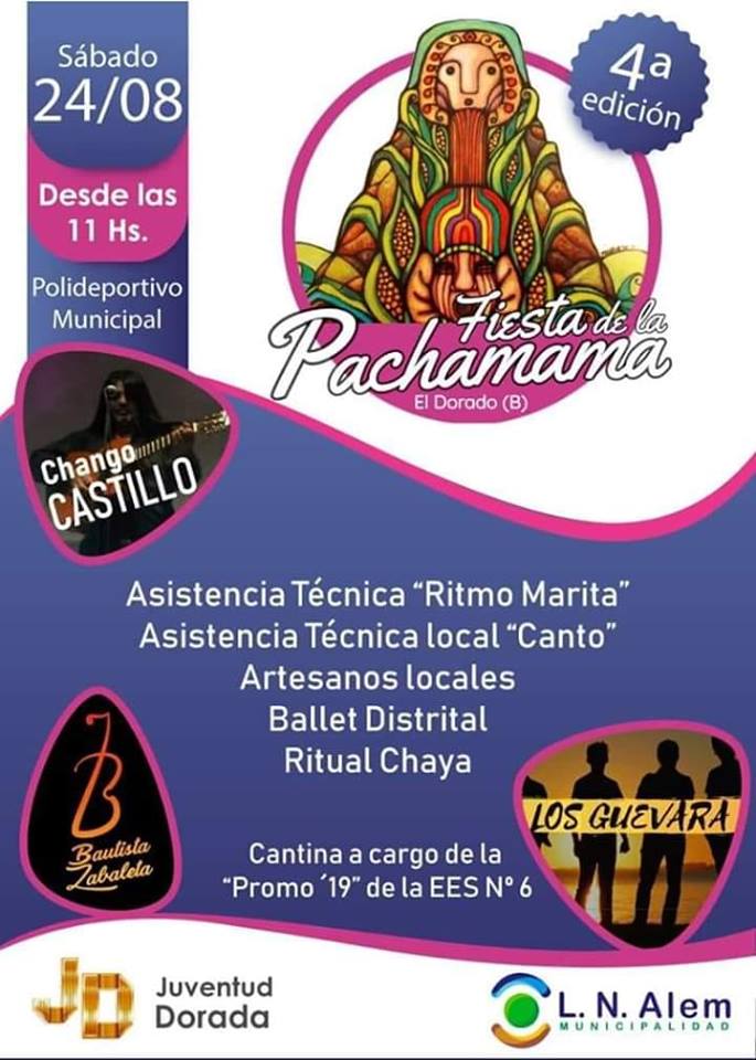 4ta.  EDICIÓN DE LA FIESTA DE LA PACHAMAMA EN ALEM BUENOS AIRES