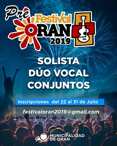 FESTIVAL ORÁN SALTA 2019