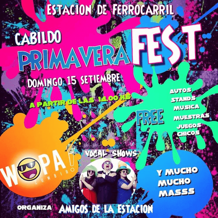 PRIMAVERA FEST EN CABILDO BUENOS AIRES