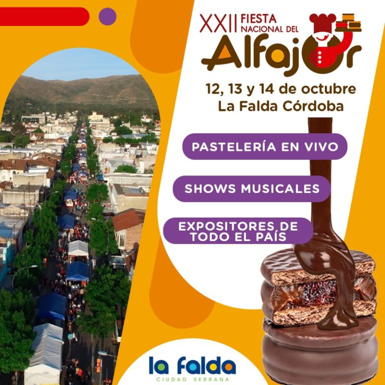 22° FIESTA NACIONAL DEL ALFAJOR EN LA FALDA CÓRDOBA