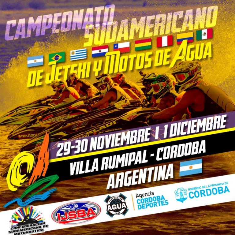 CAMPEONATO DE JET SKI Y MOTOS DE AGUA EN VILLA RUMIPAL CÓRDOBA