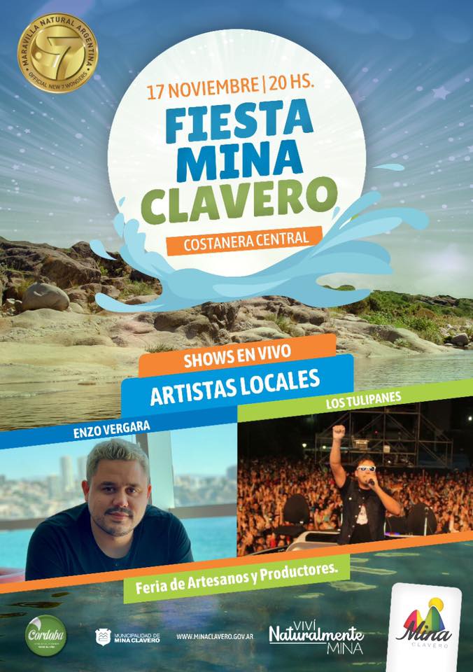 FIESTA DE MINA CLAVERO CÓRDOBA