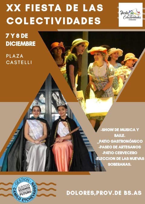 20° FIESTA DE LAS COLECTIVIDADES EN DOLORES BUENOS AIRES