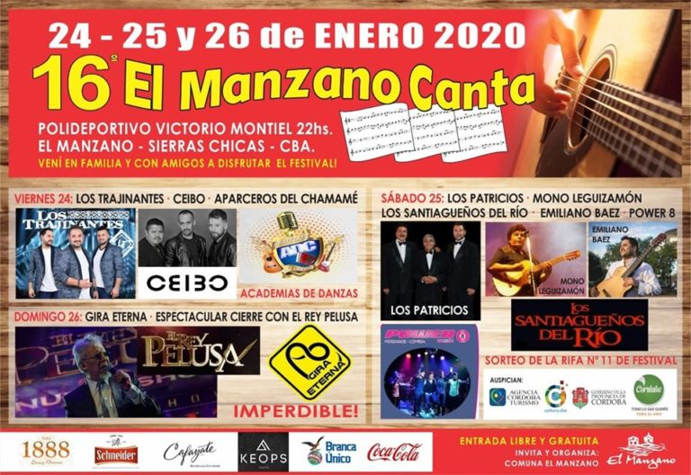 16° EDICIÓN DE EL MANZANO CANTA