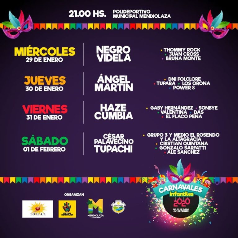 CARNAVALES INFANTILES DE MENDIOLAZA 2020