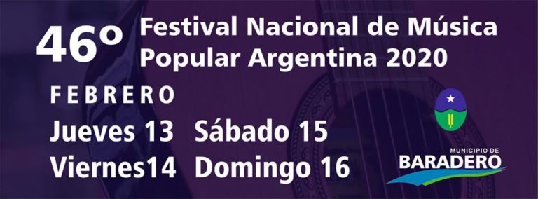 46° FESTIVAL NACIONAL DE MUSICA POPULAR ARGENTINA 2020